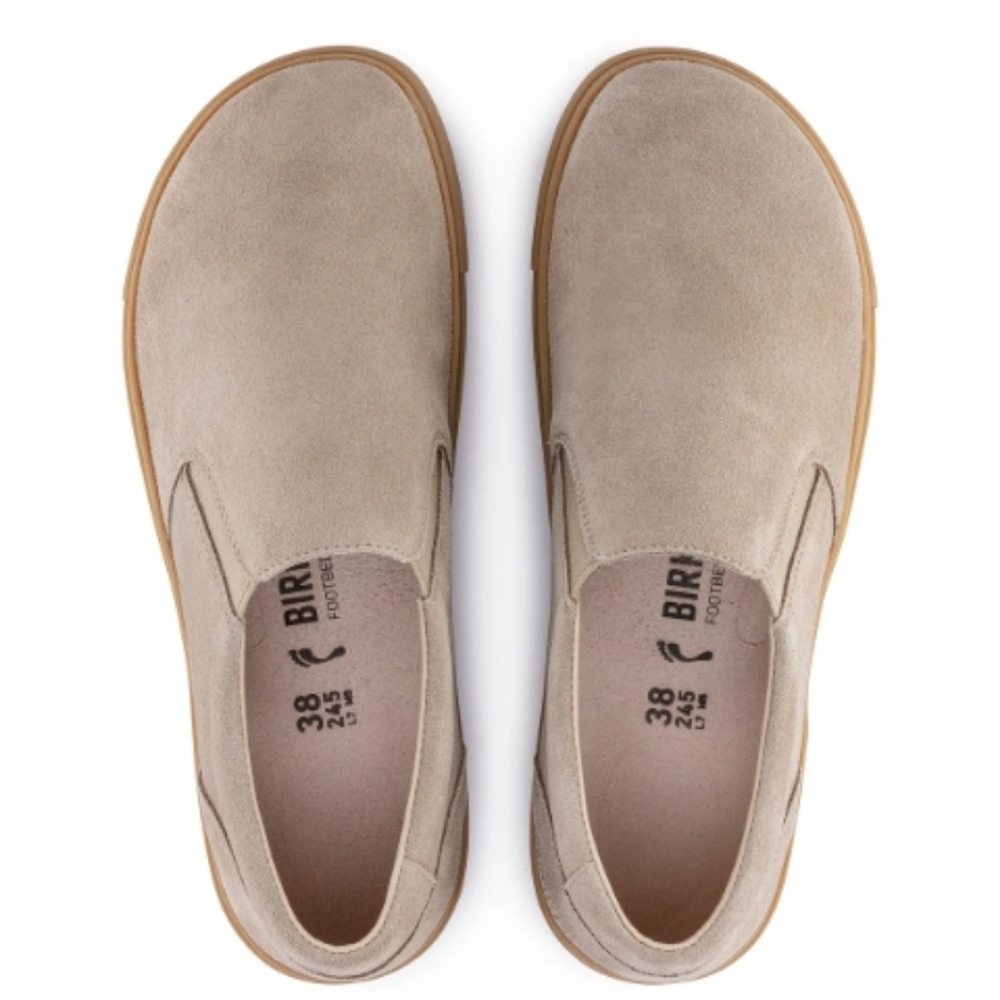 New Birkenstock Men’s Slip-On Oswego Suede Casual Shoes - Picture 2 of 3